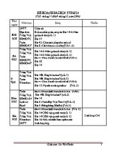 Kế hoạch bài học tuần 14 lớp 4 - Năm học 2016-2017 - Lê Văn Hoàn